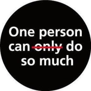 one person