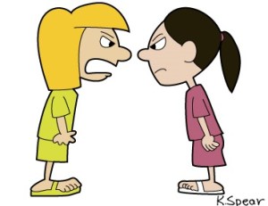 Two-Girls-are-fighting
